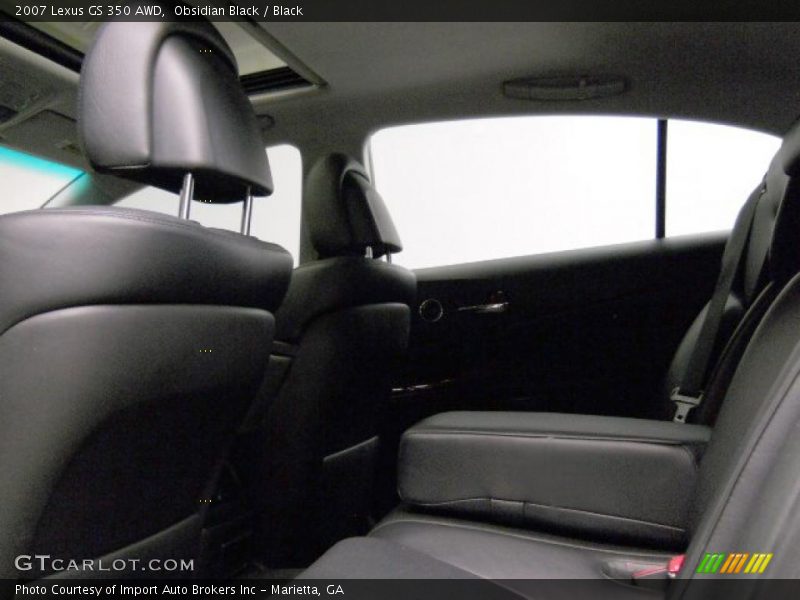 Obsidian Black / Black 2007 Lexus GS 350 AWD