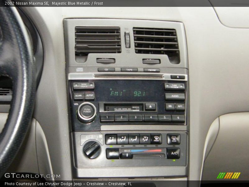 Majestic Blue Metallic / Frost 2002 Nissan Maxima SE