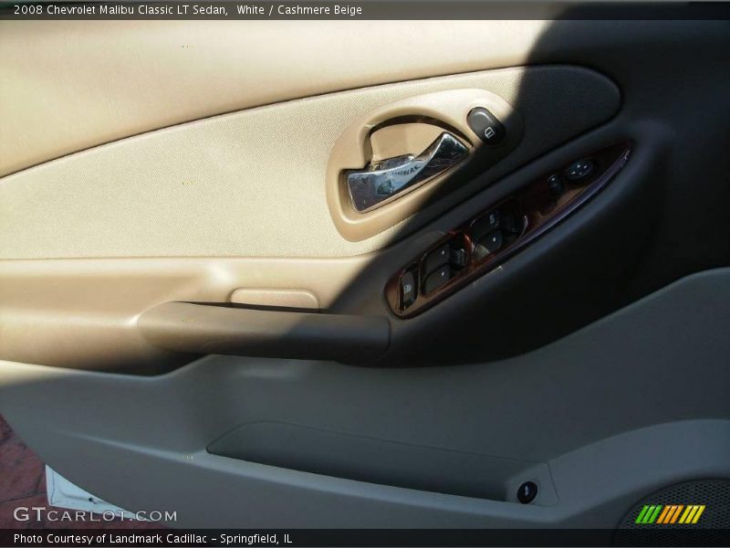 White / Cashmere Beige 2008 Chevrolet Malibu Classic LT Sedan