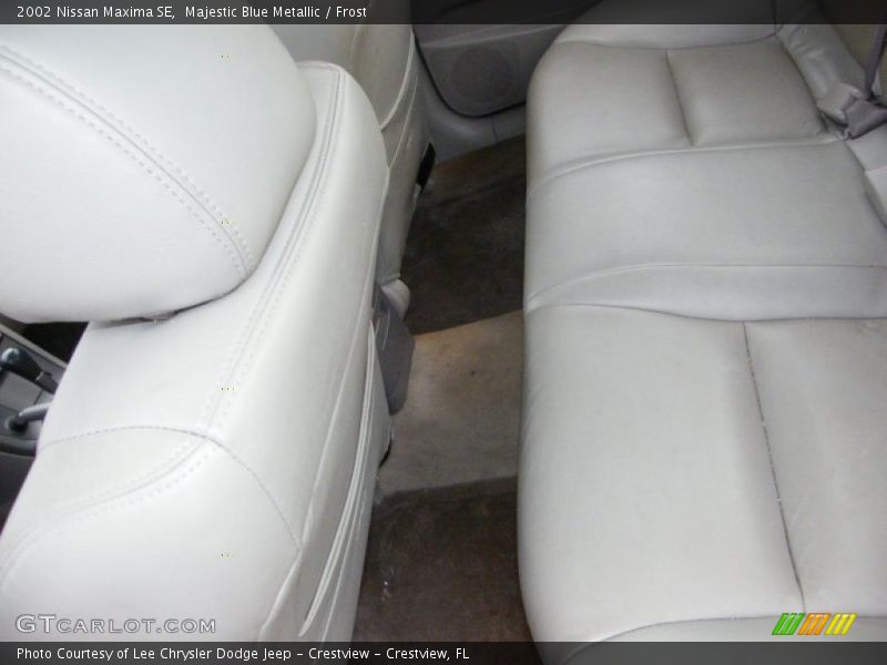 Majestic Blue Metallic / Frost 2002 Nissan Maxima SE
