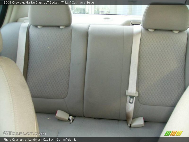 White / Cashmere Beige 2008 Chevrolet Malibu Classic LT Sedan
