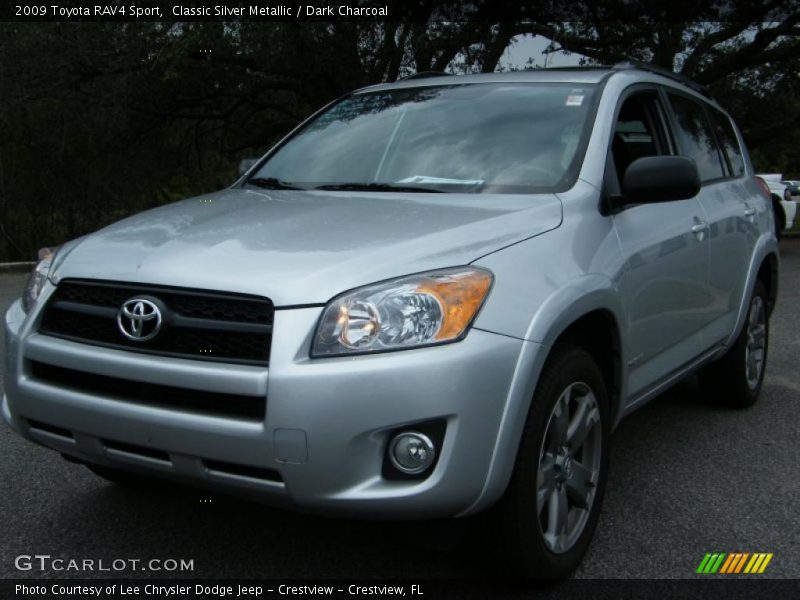 Classic Silver Metallic / Dark Charcoal 2009 Toyota RAV4 Sport