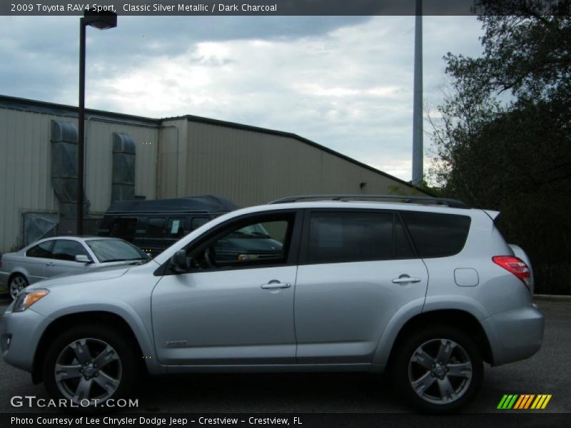 Classic Silver Metallic / Dark Charcoal 2009 Toyota RAV4 Sport