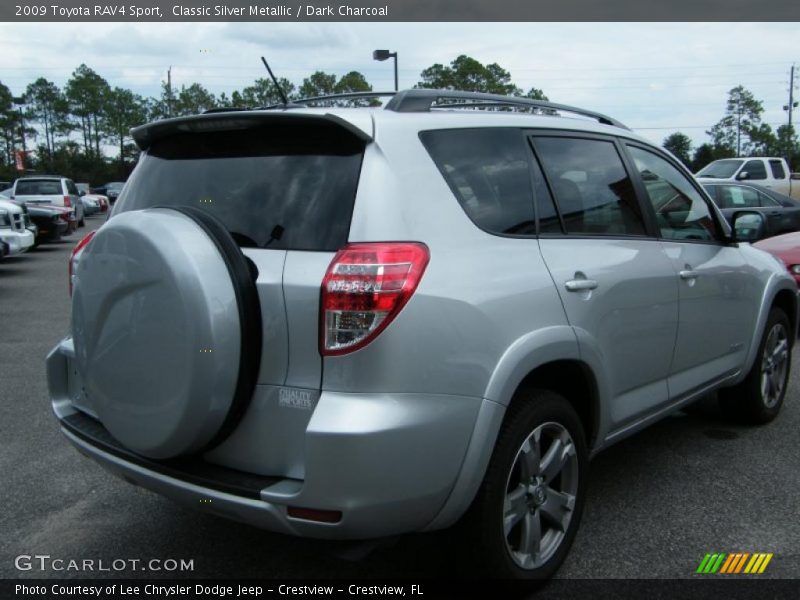 Classic Silver Metallic / Dark Charcoal 2009 Toyota RAV4 Sport