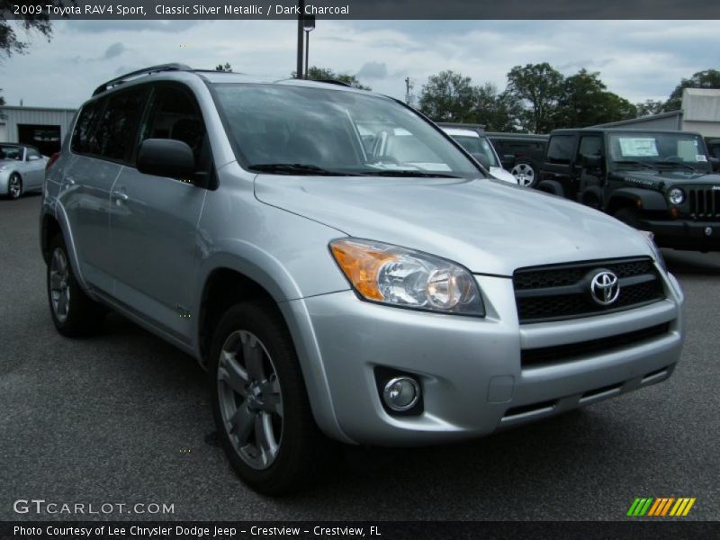 Classic Silver Metallic / Dark Charcoal 2009 Toyota RAV4 Sport