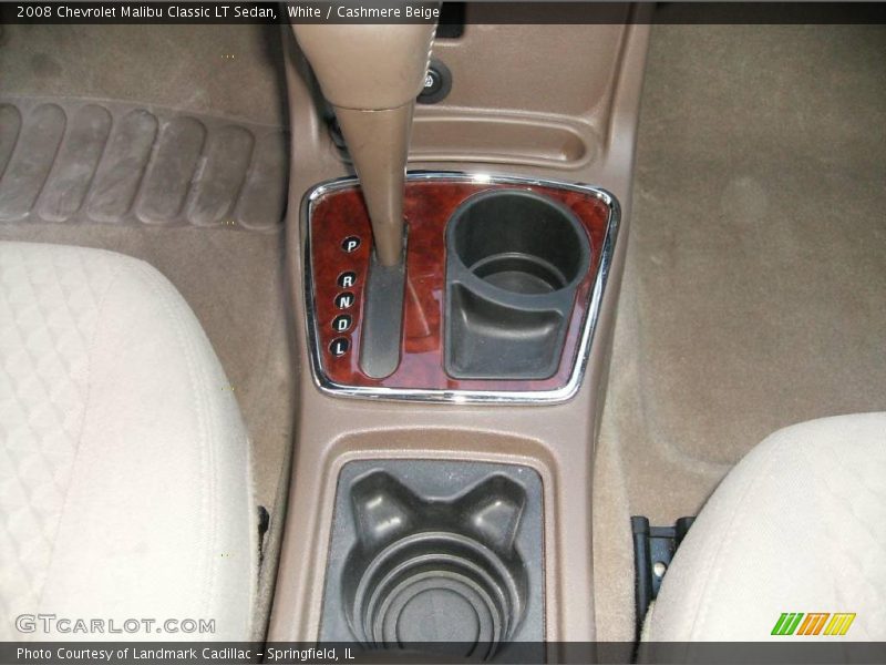 White / Cashmere Beige 2008 Chevrolet Malibu Classic LT Sedan