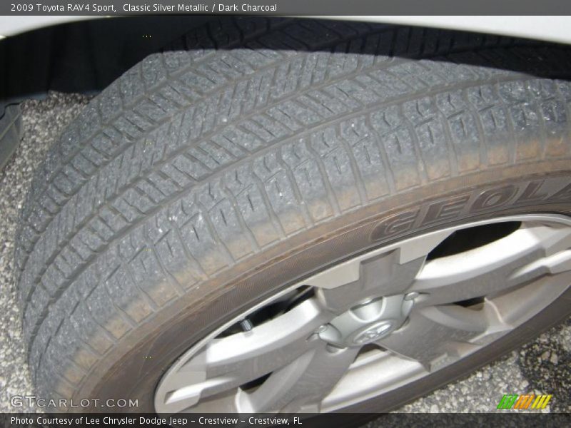 Classic Silver Metallic / Dark Charcoal 2009 Toyota RAV4 Sport