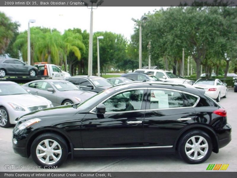 Black Obsidian / Graphite 2009 Infiniti EX 35