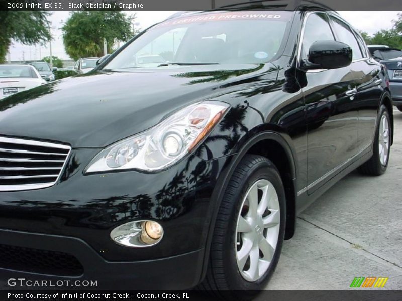 Black Obsidian / Graphite 2009 Infiniti EX 35