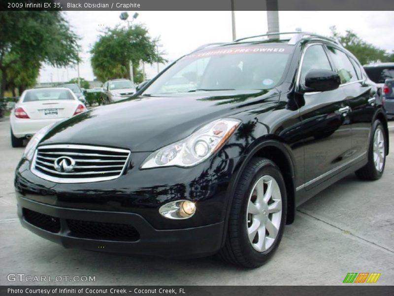 Black Obsidian / Graphite 2009 Infiniti EX 35