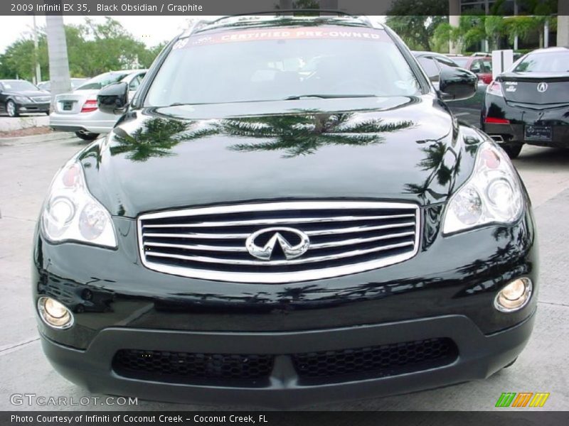 Black Obsidian / Graphite 2009 Infiniti EX 35