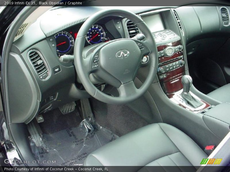  2009 EX 35 Graphite Interior