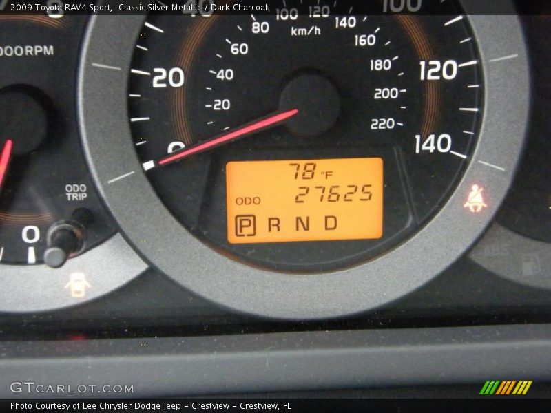 Classic Silver Metallic / Dark Charcoal 2009 Toyota RAV4 Sport