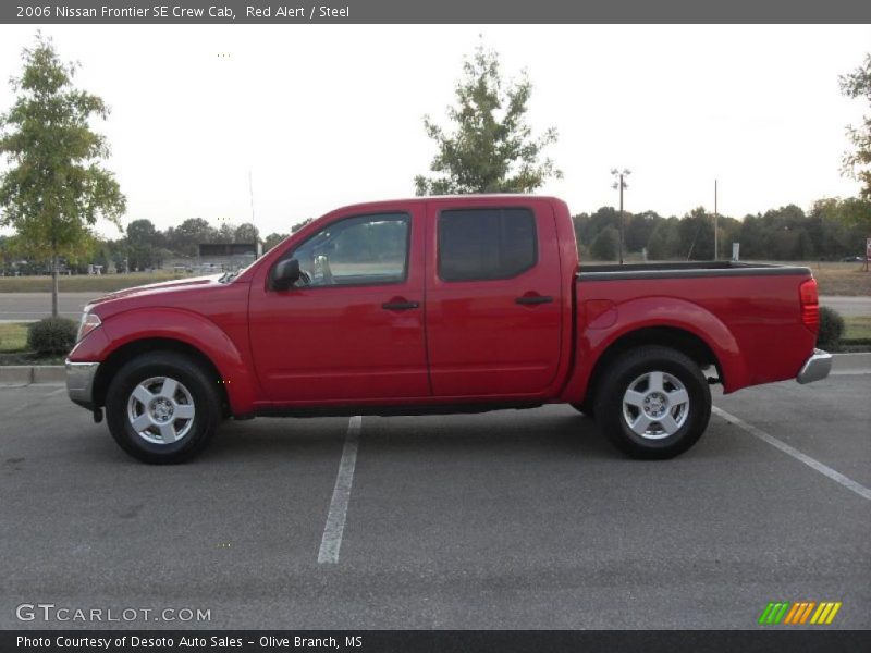 Red Alert / Steel 2006 Nissan Frontier SE Crew Cab