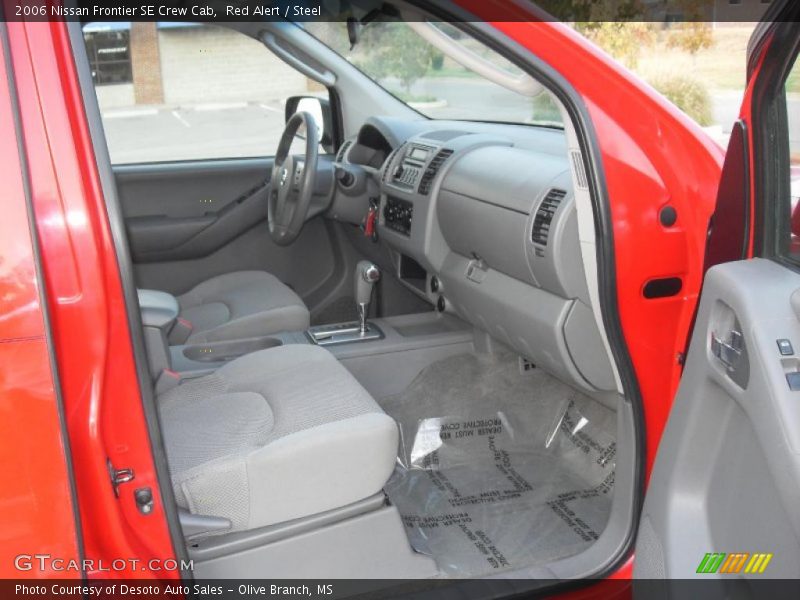 Red Alert / Steel 2006 Nissan Frontier SE Crew Cab