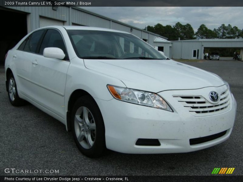 Super White / Bisque 2009 Toyota Camry LE V6