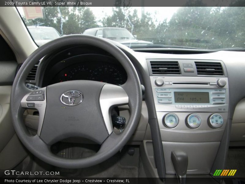Super White / Bisque 2009 Toyota Camry LE V6