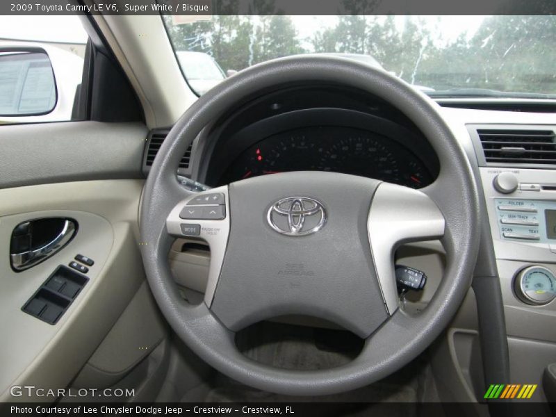 Super White / Bisque 2009 Toyota Camry LE V6