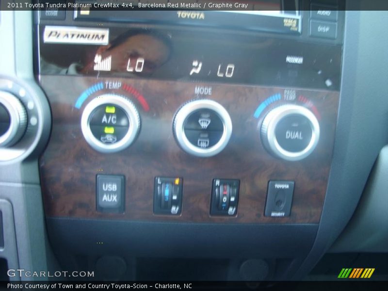 Controls of 2011 Tundra Platinum CrewMax 4x4