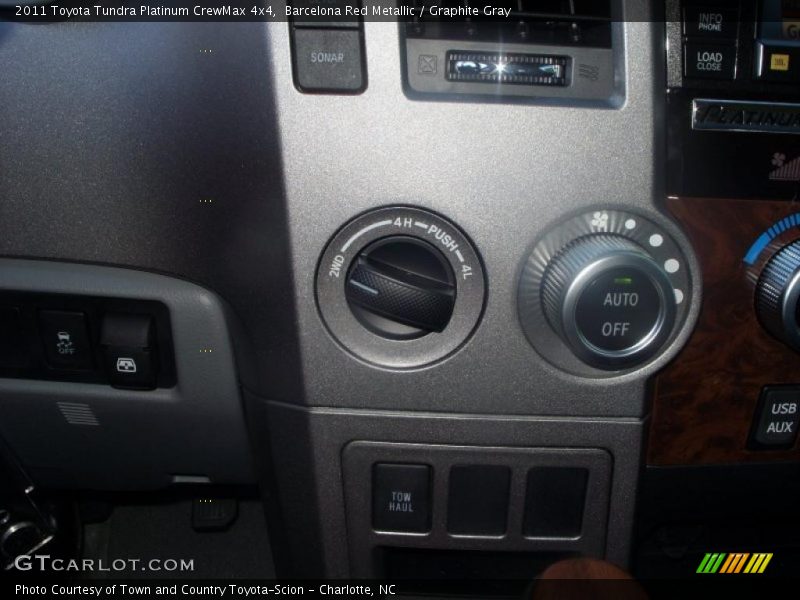 Controls of 2011 Tundra Platinum CrewMax 4x4