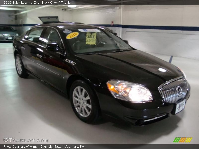 Black Onyx / Titanium 2010 Buick Lucerne CXL