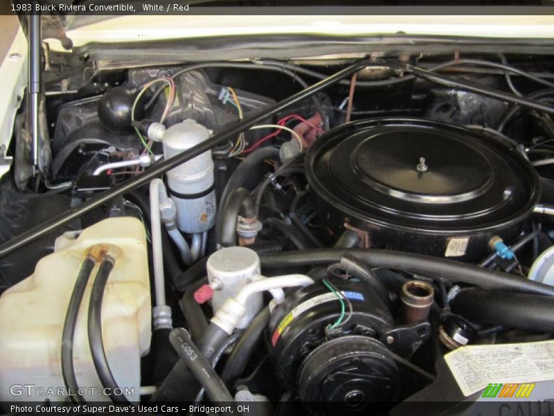  1983 Riviera Convertible Engine - 5.0 Liter OHV 16-Valve V8