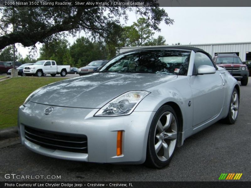 Silver Alloy Metallic / Charcoal Leather 2006 Nissan 350Z Touring Roadster