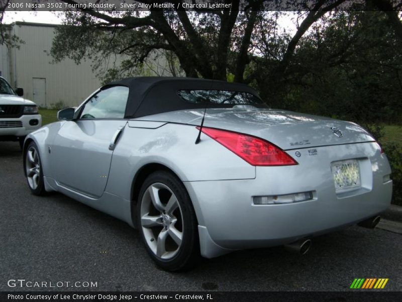 Silver Alloy Metallic / Charcoal Leather 2006 Nissan 350Z Touring Roadster