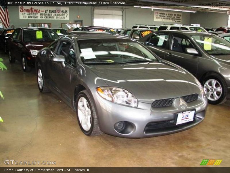 Titanium Gray Pearl / Dark Charcoal 2006 Mitsubishi Eclipse GS Coupe