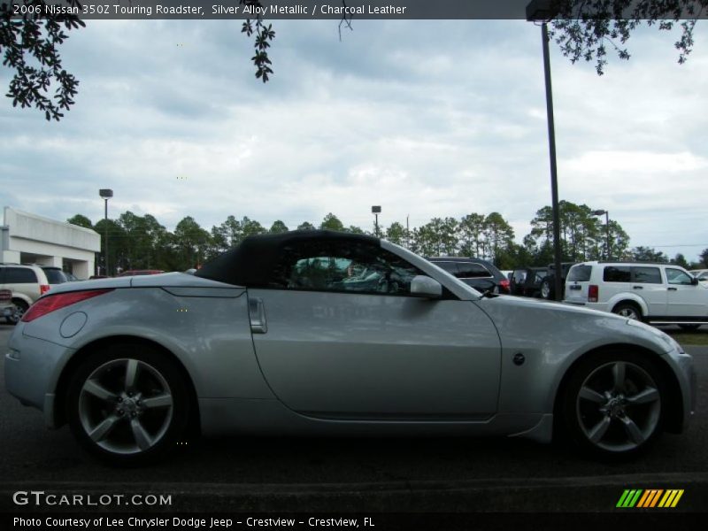 Silver Alloy Metallic / Charcoal Leather 2006 Nissan 350Z Touring Roadster