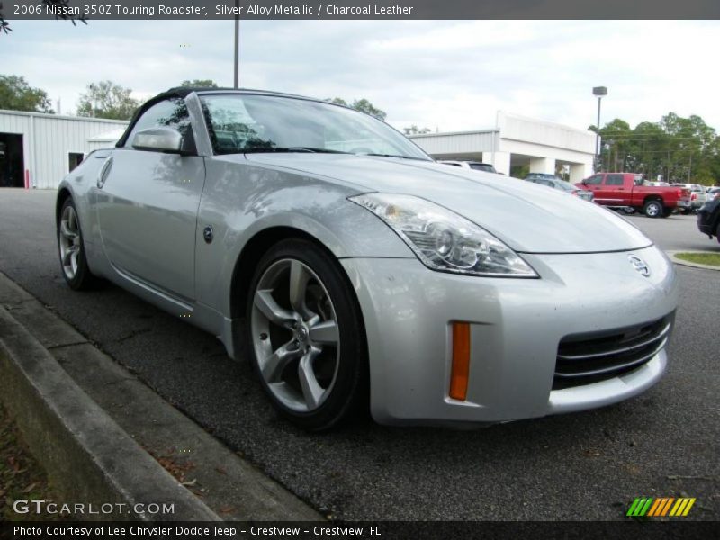 Silver Alloy Metallic / Charcoal Leather 2006 Nissan 350Z Touring Roadster