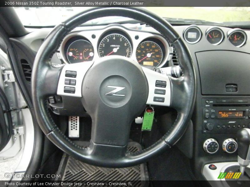 Silver Alloy Metallic / Charcoal Leather 2006 Nissan 350Z Touring Roadster
