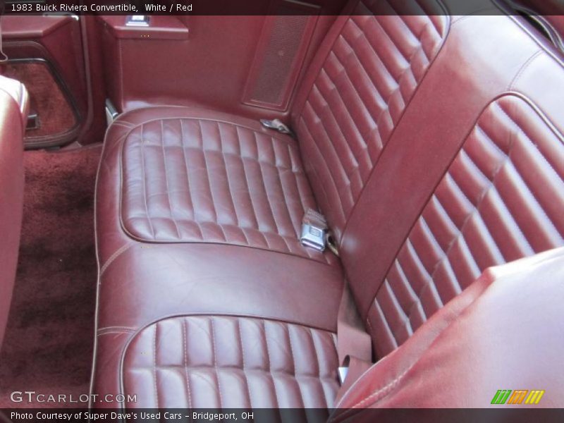  1983 Riviera Convertible Red Interior