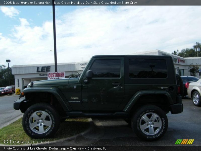 Jeep Green Metallic / Dark Slate Gray/Medium Slate Gray 2008 Jeep Wrangler Sahara 4x4