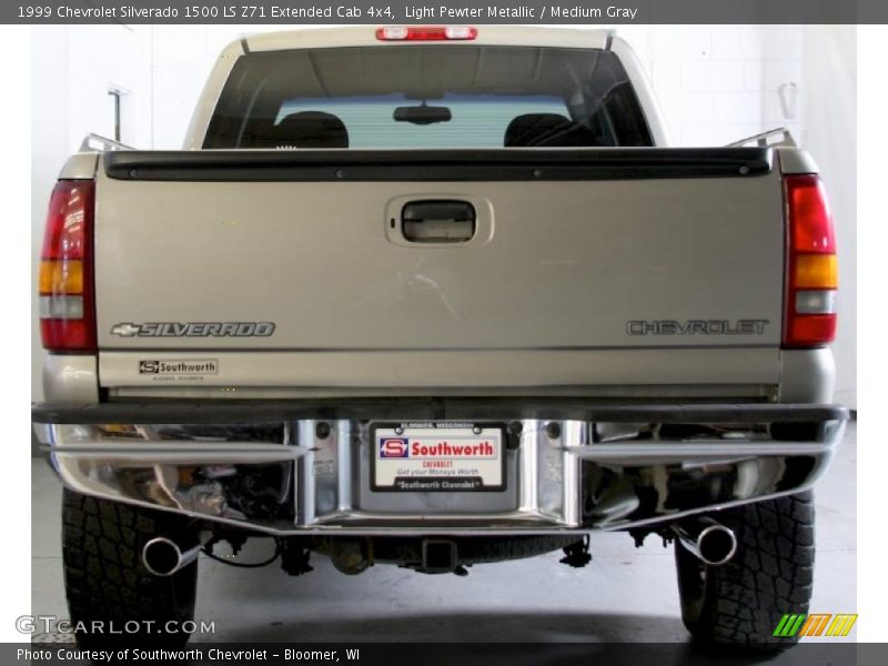 Light Pewter Metallic / Medium Gray 1999 Chevrolet Silverado 1500 LS Z71 Extended Cab 4x4