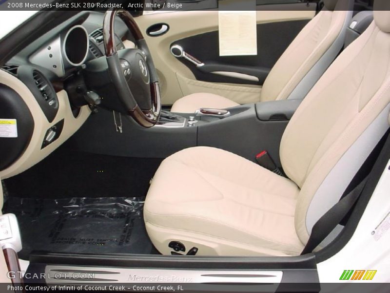  2008 SLK 280 Roadster Beige Interior