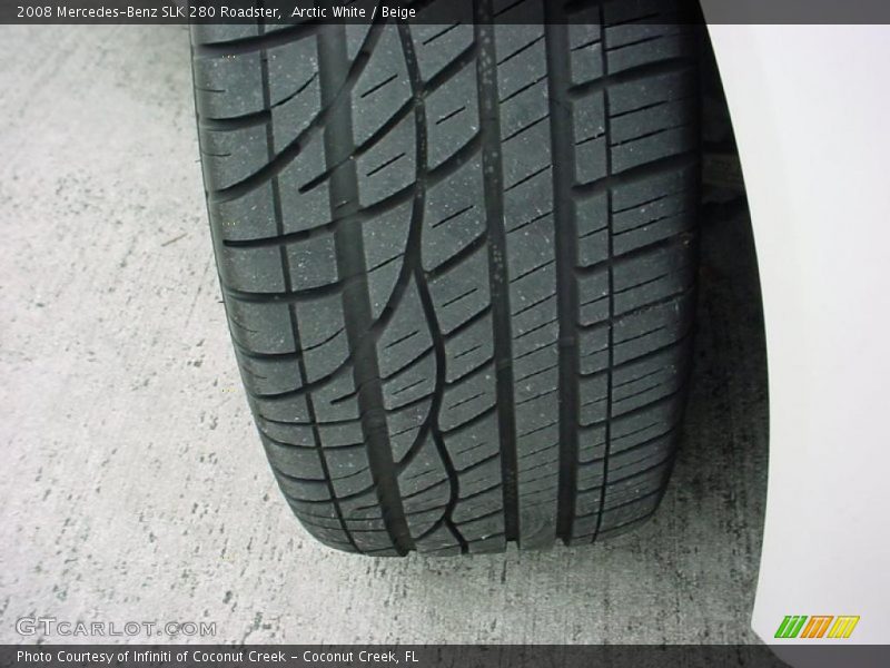 Arctic White / Beige 2008 Mercedes-Benz SLK 280 Roadster
