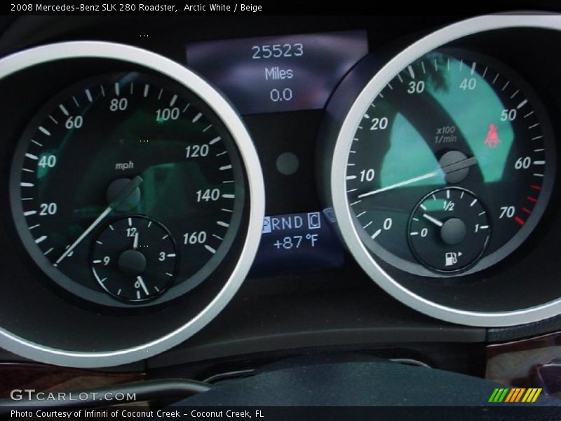  2008 SLK 280 Roadster 280 Roadster Gauges
