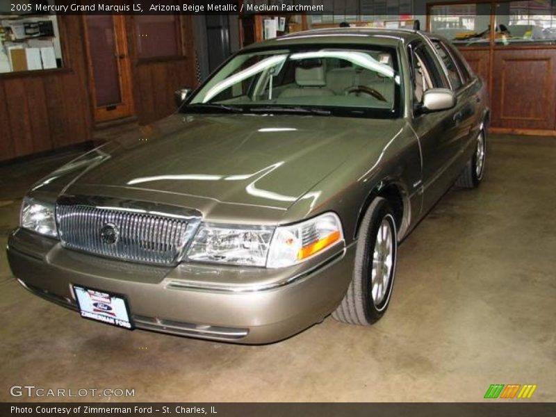 Arizona Beige Metallic / Medium Parchment 2005 Mercury Grand Marquis LS