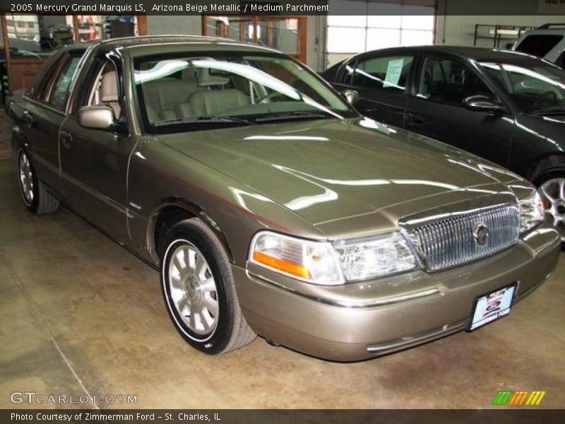 Arizona Beige Metallic / Medium Parchment 2005 Mercury Grand Marquis LS