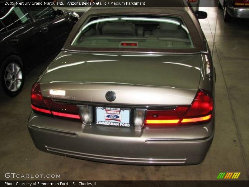 Arizona Beige Metallic / Medium Parchment 2005 Mercury Grand Marquis LS