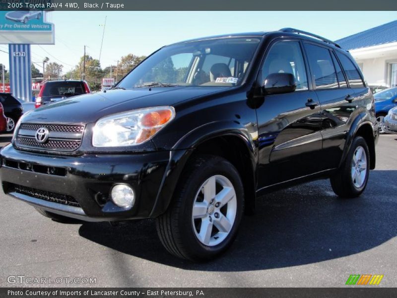 Black / Taupe 2005 Toyota RAV4 4WD