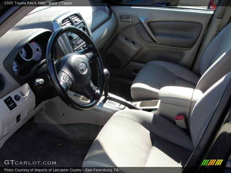 Black / Taupe 2005 Toyota RAV4 4WD