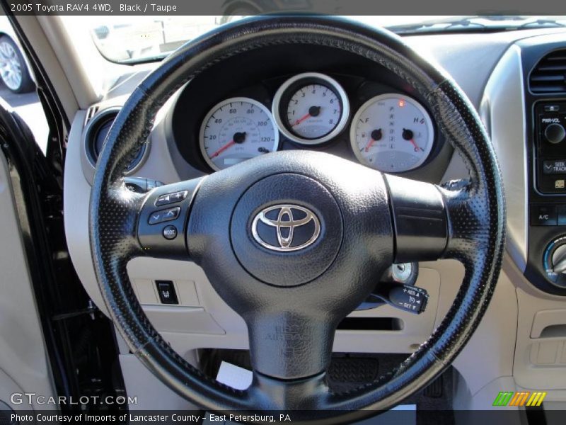 Black / Taupe 2005 Toyota RAV4 4WD