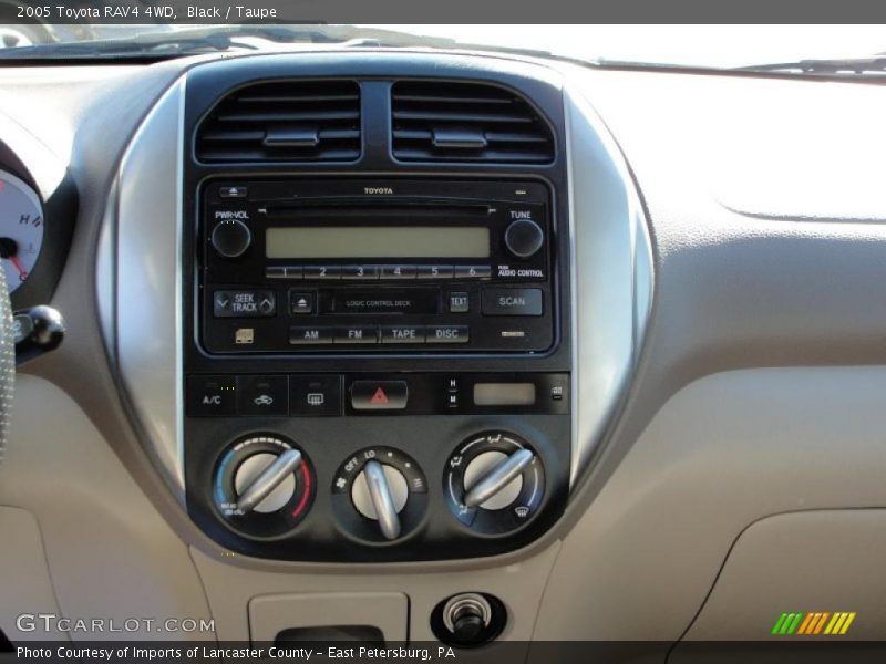 Black / Taupe 2005 Toyota RAV4 4WD