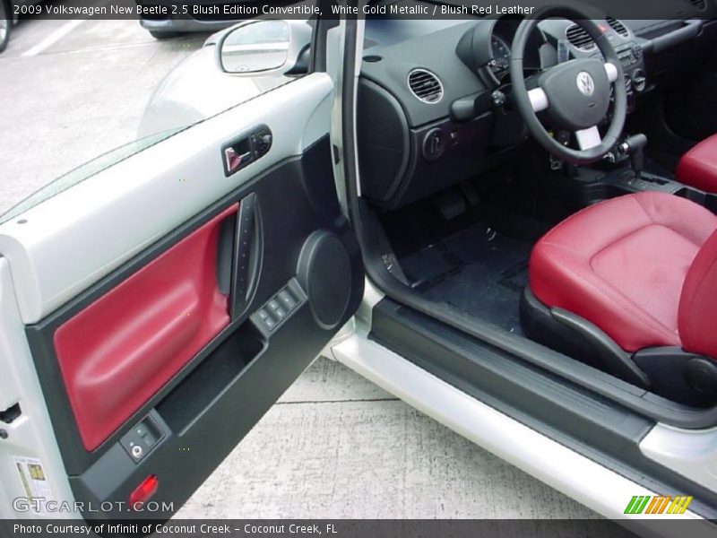  2009 New Beetle 2.5 Blush Edition Convertible Blush Red Leather Interior