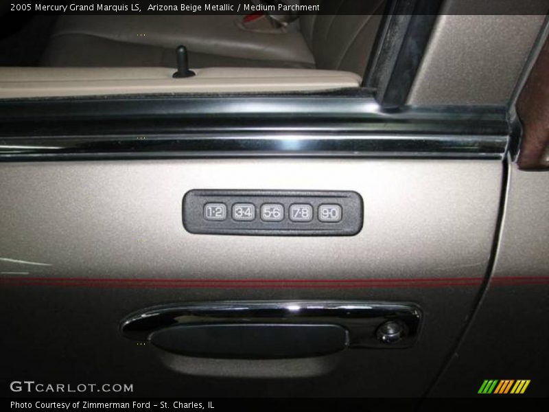 Arizona Beige Metallic / Medium Parchment 2005 Mercury Grand Marquis LS