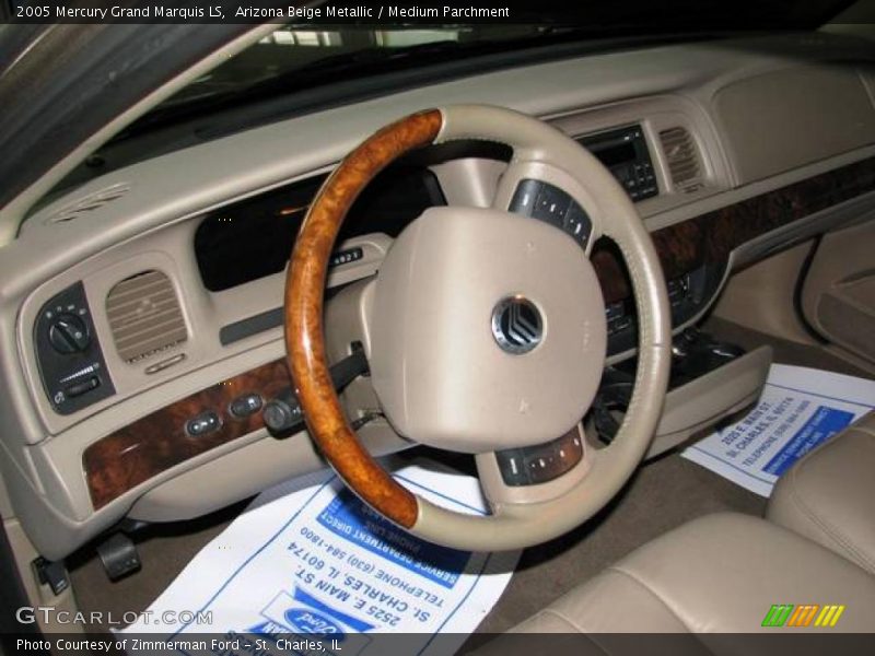 Arizona Beige Metallic / Medium Parchment 2005 Mercury Grand Marquis LS