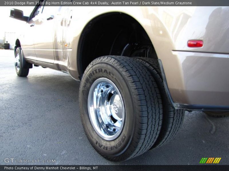 Austin Tan Pearl / Dark Slate/Medium Graystone 2010 Dodge Ram 3500 Big Horn Edition Crew Cab 4x4 Dually