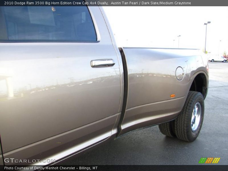 Austin Tan Pearl / Dark Slate/Medium Graystone 2010 Dodge Ram 3500 Big Horn Edition Crew Cab 4x4 Dually